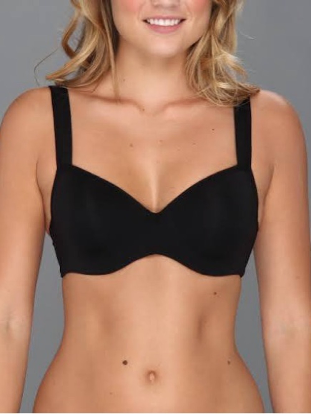 34F Dream Tisha black seamless underwire T-shirt bra